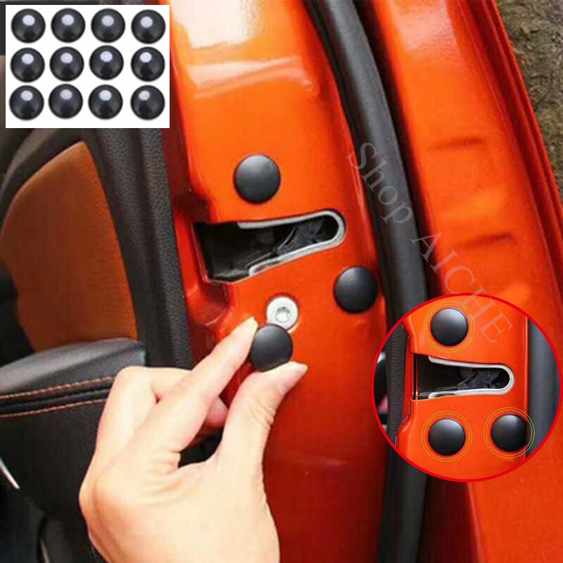 12 Pc Auto Deurslot Schroef Protector Cover Accessoires Voor Brabus Smart 451 450 Badge Uitlaat Embleem