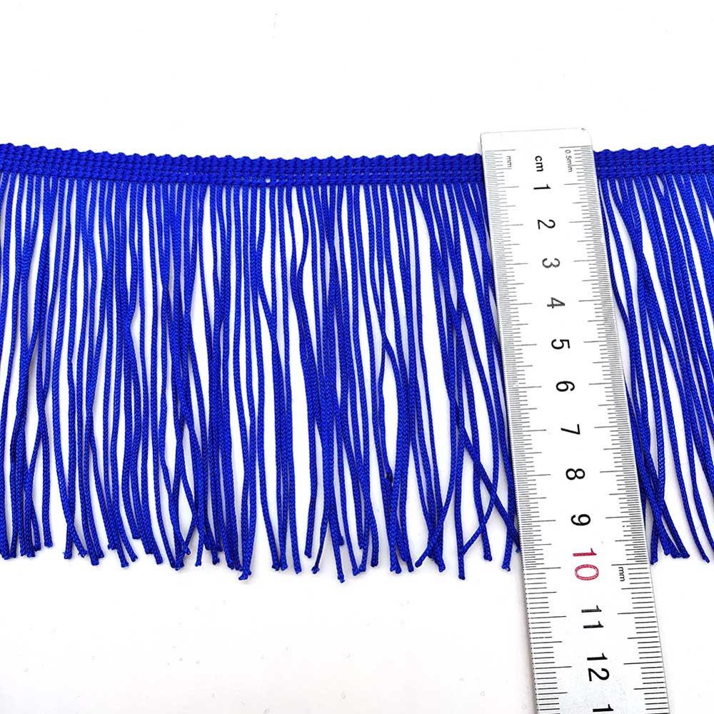 1 Yards van Pack 4 "Breedte Franjes Kant Polyerter Fibre Kwastje Kleding Accessoires Latin Trouwjurk Kwastje Lint diy