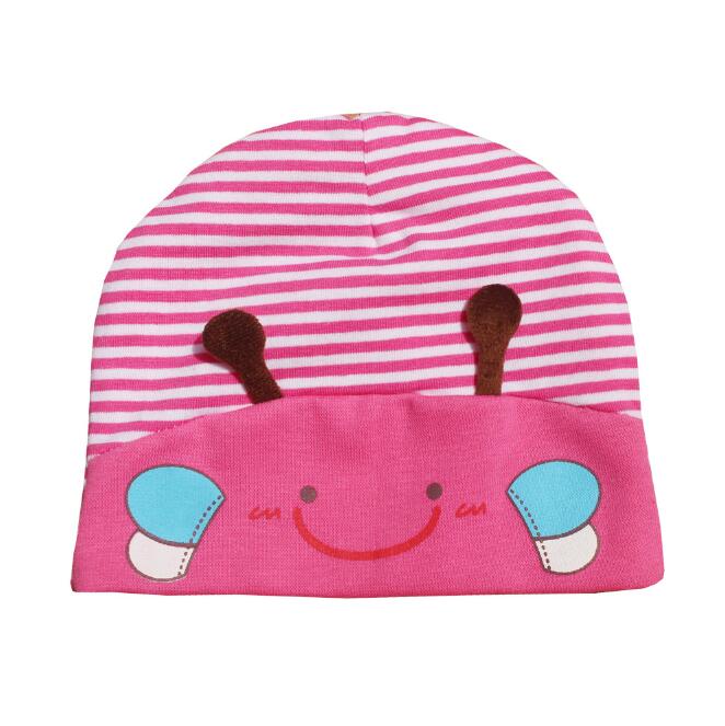 Gato bonito Outono Inverno Quente Cap Crianças Beanie Chapéu de Crochê Bebê Menino Menina Infantil crianças de Algodão Listrado Gatinho Abelha Recém-nascidos