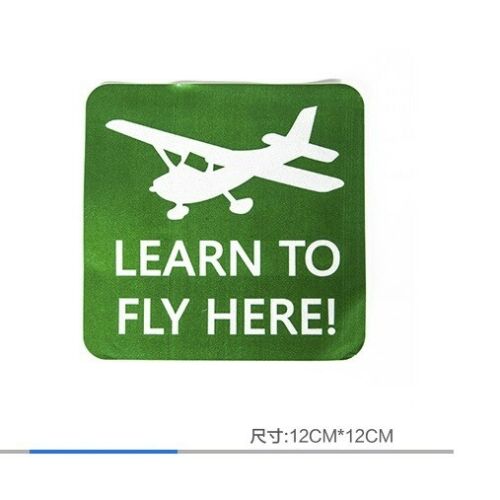 Aviation Signature Mark Sticker, Water Proof for Pilot Flight Crew Aircraft Airport