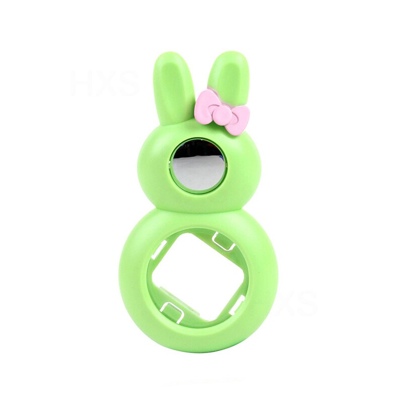 Close-up Lens with Selfie Mirror for FujiFilm Instax Mini 9, Instax Mini 8, Instax Mini 7s Instant Film Photo Camera: Rabbit Lime Green