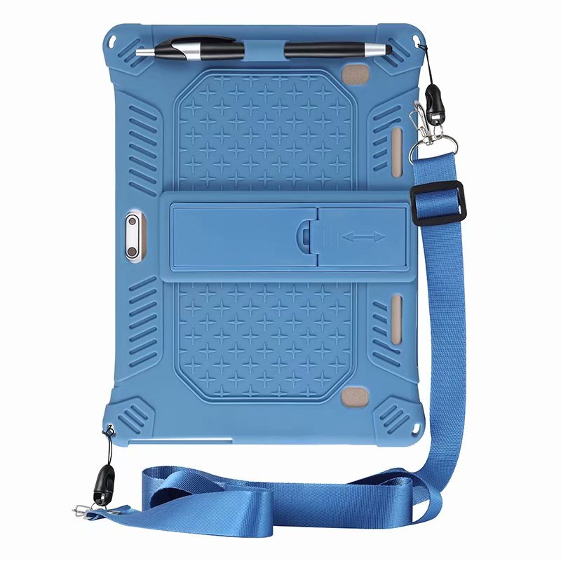 Nettbrettcovber universaletui 10 10.1 tommer for anry  x20 rs10 rs20 silikonbeskyttelsesdeksel + penn+stropp: Mørke blå