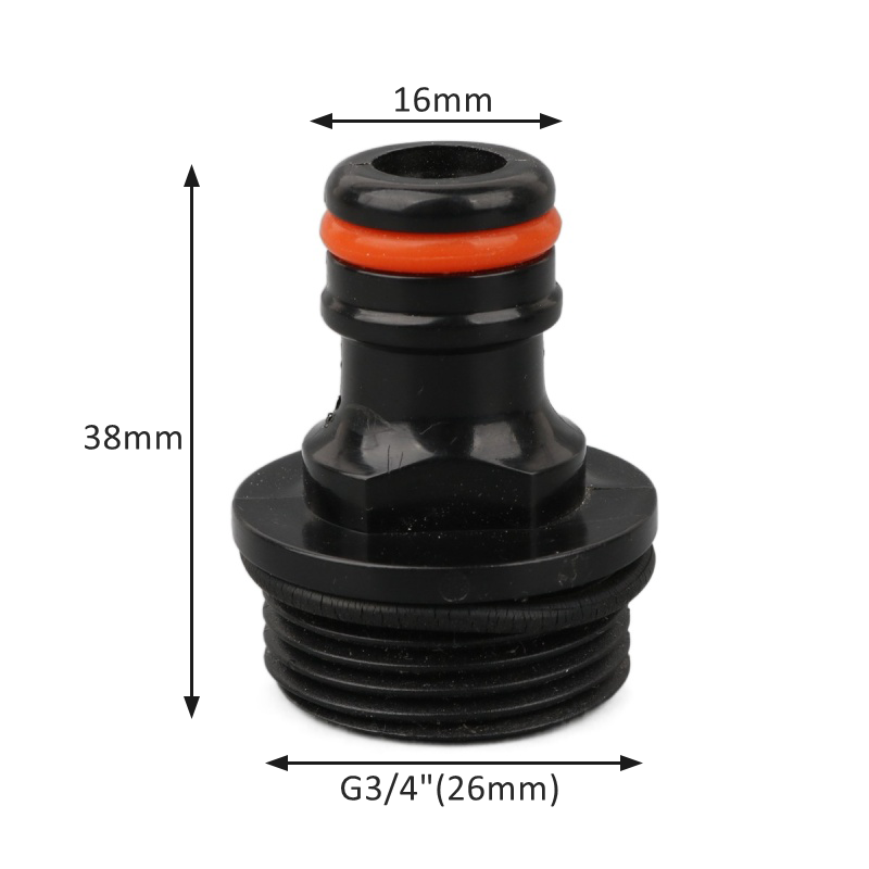 IBC Tank Adapter 3/4” Female Thread Valve Accessories Fittings Home Garden Irrigation Connector Switch Tools: Red