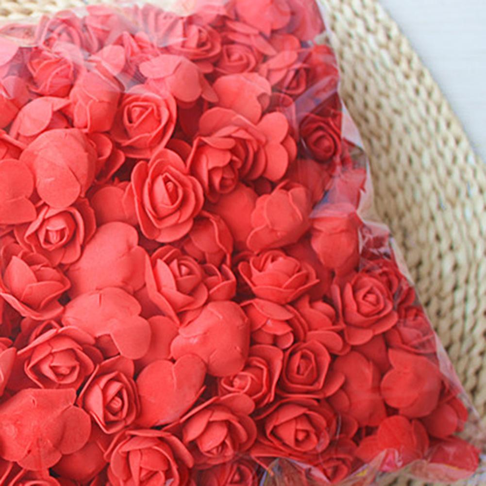 Foam Roses 500pcs Artificial Foam Flower Heads DIY 20cm Teddy Bear Mold PE Rose Bear Accessories Decor Valentine's