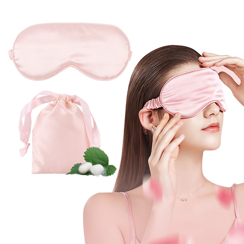 100% 3d myk silke søvnskygge øyenskygge sovende øyemaske dekke øyelapp øyenskygge øyenskygge helse søvn skjold lys