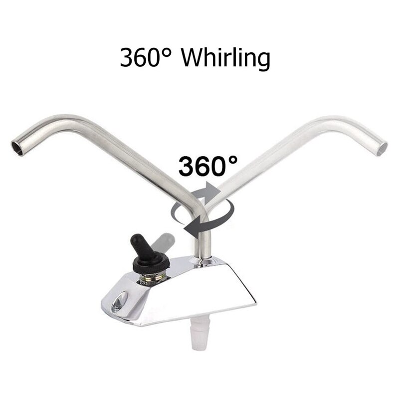 12v rv vattentryck pump , 3.8 l/ min elektrisk sötvatten pump med kran kran för rv husbil marin båt gräsmatta