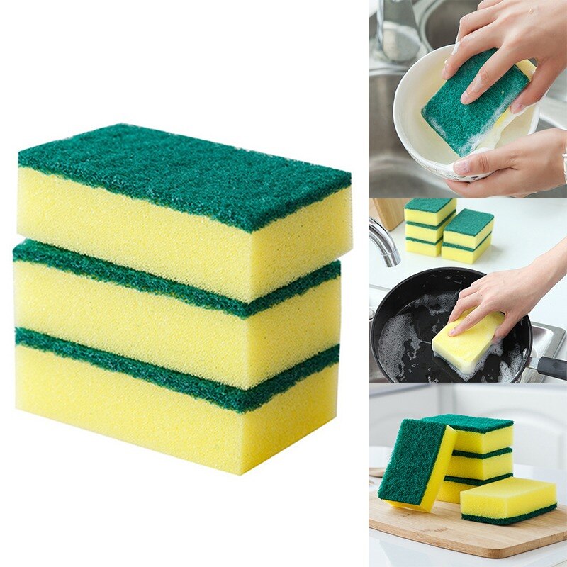 Dish Washing Sponge Household Dishwasher Cleaning Sponges Cleaning Universal Brush Kitchen Cleaning Tool Cleaning Wash 1PC