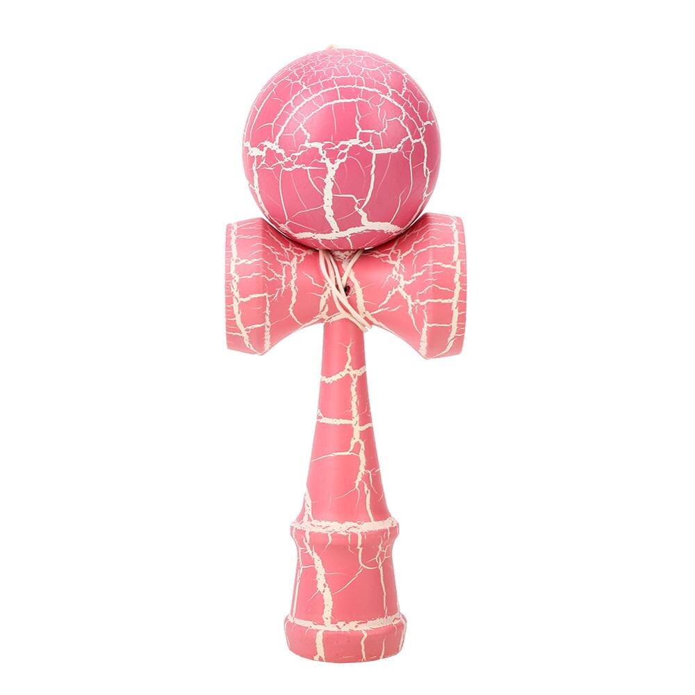 18CM giocattolo in legno Kendama professionale Kendama abile giocoleria palla istruzione gioco tradizionale bambini adulto sollievo dallo Stress Zabawk: 18CM pink