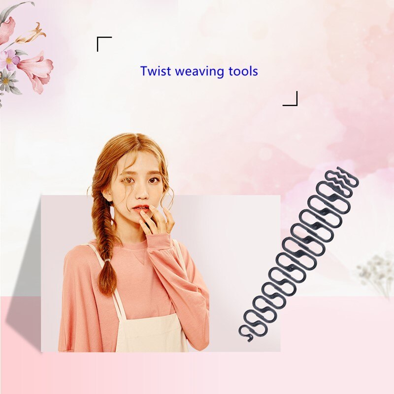 Franse Haar Vlechten Tool Vlecht Haar Braider Roller Haak Vlechten Golvend Krullen Hair Twist Braid Hair Styling Diy Haar Accessoire
