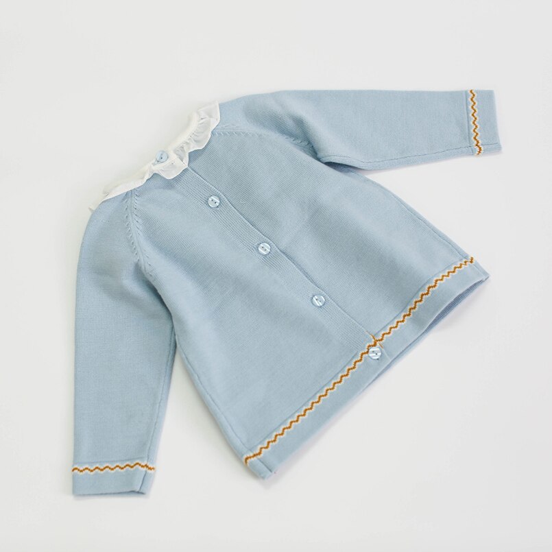 Cartoon bunny newborn baby girls long sleeve sweater cotton knitted pullovers for girls tops clothes children sweater 0-2