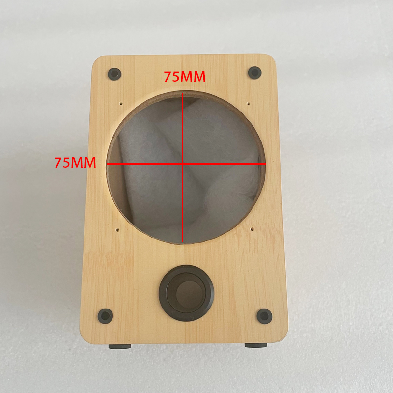 Lautsprecher Leere Hülse Kasten 3 Zoll Platz Verstärker Lautsprecher fallen Diy Audio- Kleine HIFI Audio- Holz Auto Lautsprecher Chassis Haus 1 stücke: Anderes