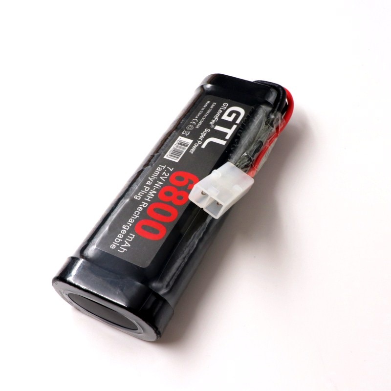 2 Stuks 7.2V 6800Mah Nimh Rc Speelgoed Batterij Oplaadbare Flat Racing Auto Vervangende Batterij Voor Rc Vliegtuig Helicopter boot