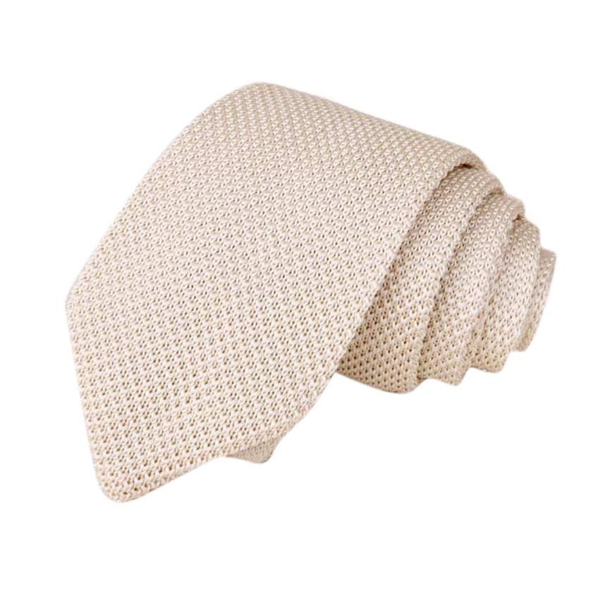 Hommes tricoté Crochet rayure cravate de mariage partie classique cou cravates # A50: A