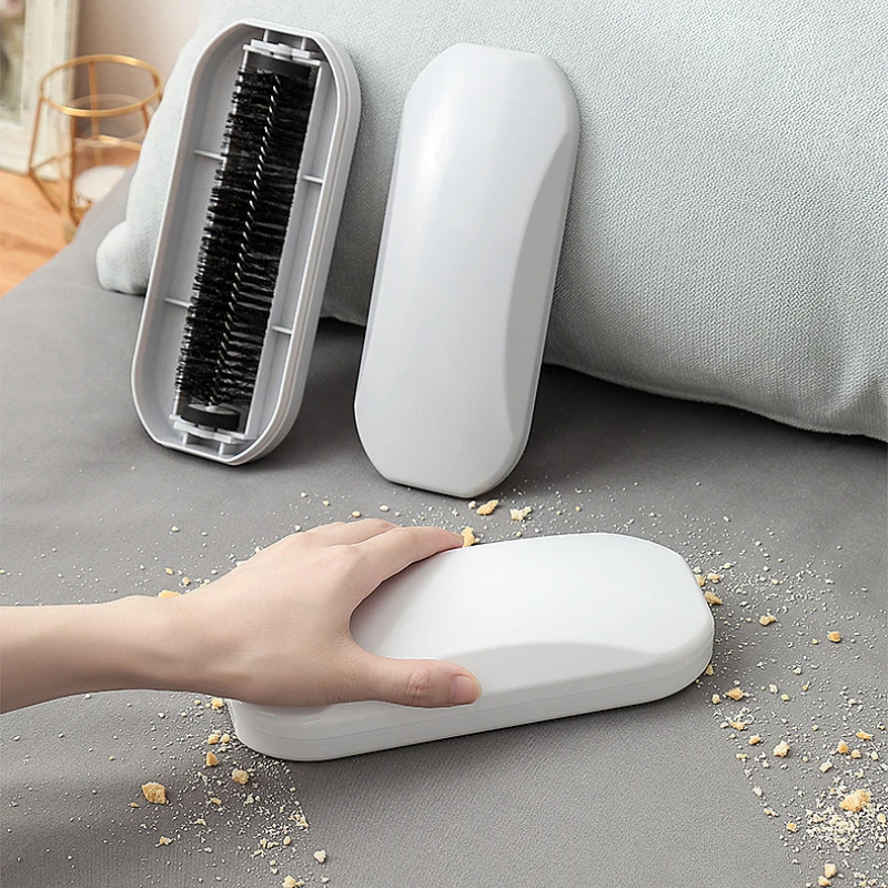 Tapijt Stofborstel Plastic Nachtkastje Kruimel Veegmachine Dierenhaar Pluisreiniger Kleverige Picker Lint Roller Kleding Vegen Schoonmaken