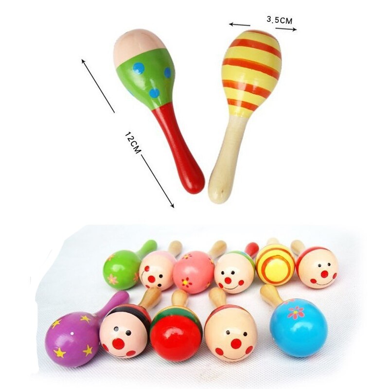 5 stücke Baby Spielzeug Musical Instrumente Holz Rasseln Spielzeug Für Babys Art Baby Shaker Spielzeug Für freundlicher Spielzeug Bildungs Art