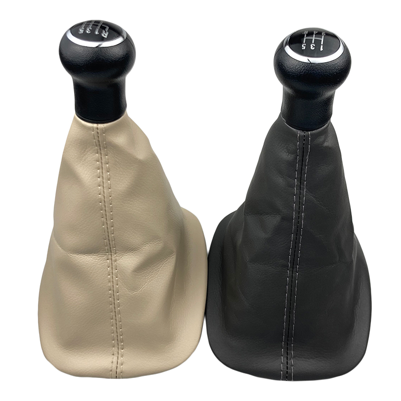 5/6 Speed Handleiding Auto Styling Pookknop Hendel Gaiter Boot Cover Voor Volkswagen VW Passat B5 B5.5 1998-2004 Zwart Beige