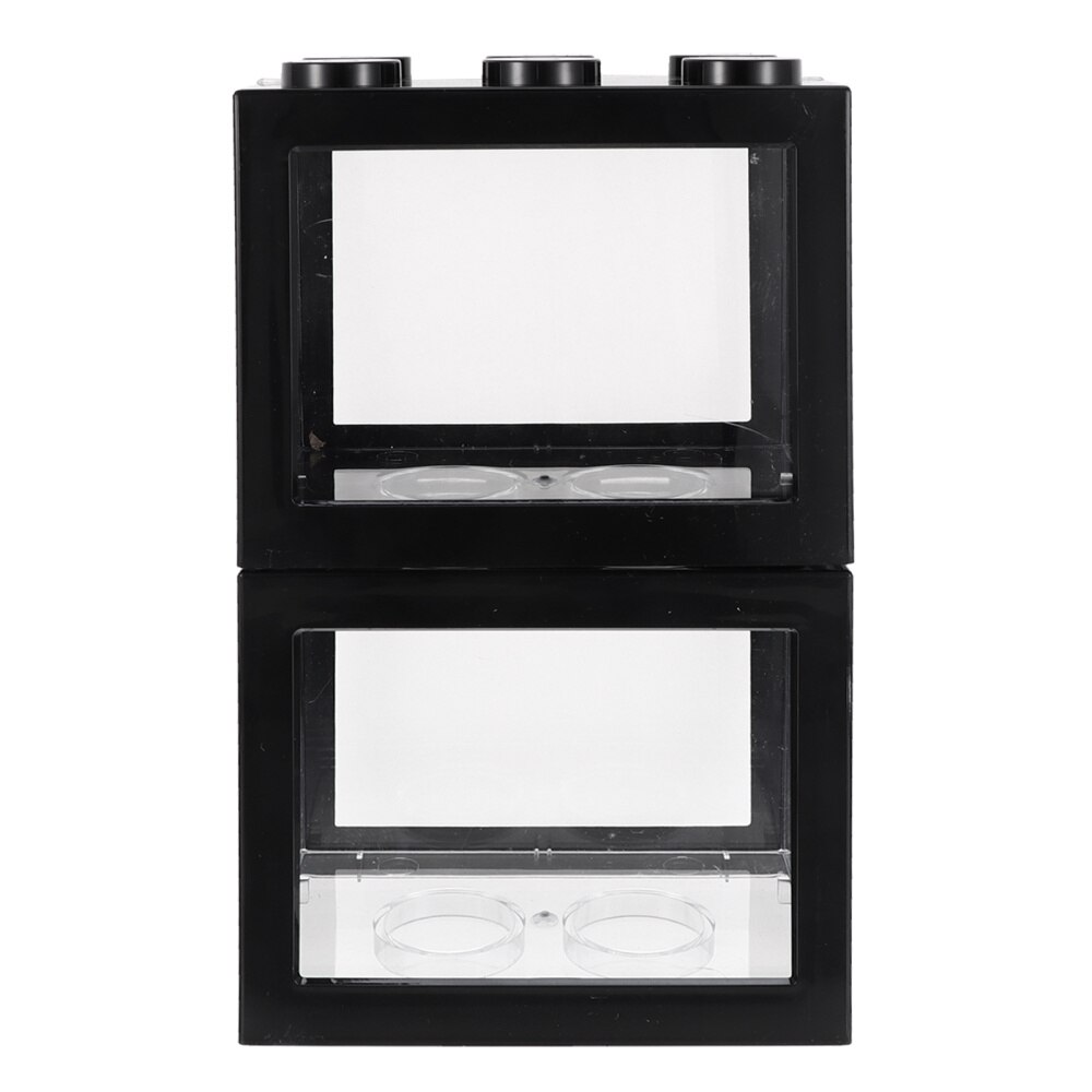 2pcs Mini Fish Tank Multi-function Aquarium Desktop Fish Tank Home Office Decor