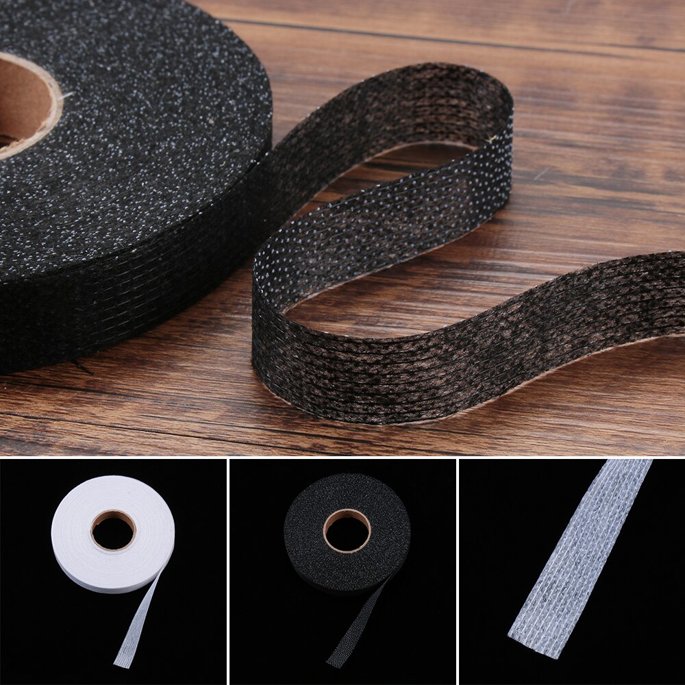 50 Meter Dubbelzijdig Wonder Web Ijzer Op Zomen Plakband Stof Roll Kleding Naaien Turn Up Zoom Tape 1/1. 5/2 Cm Breedte