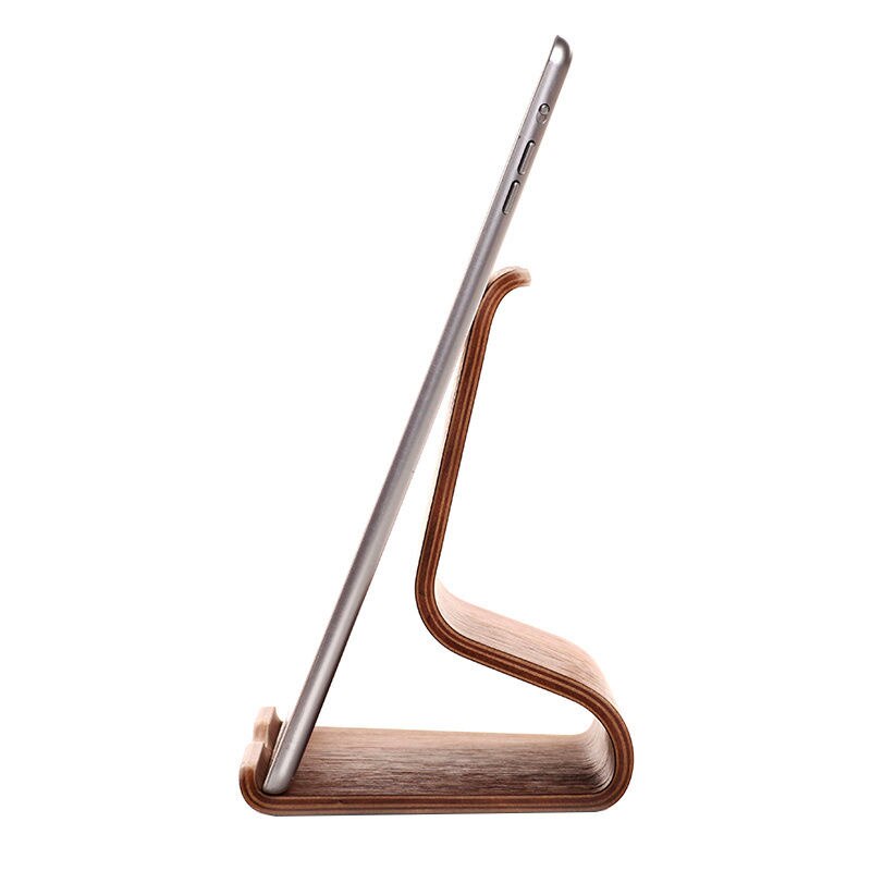 1pc universelle tablet-halter aus walnuss- und birkenholz für ipad, samsung, huawei und xiaomi tablets