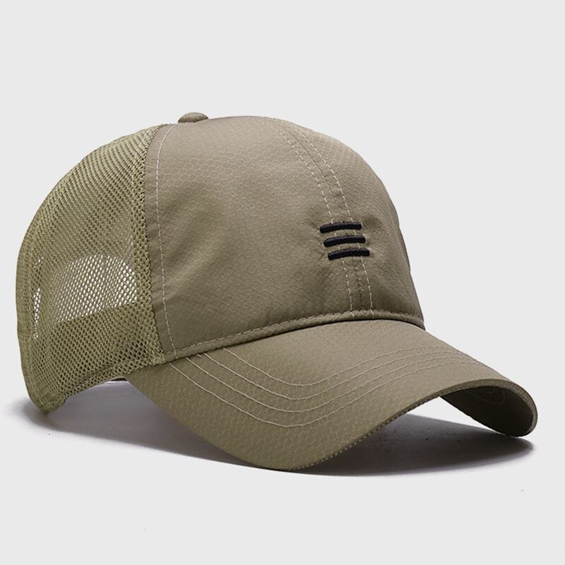 Sombreros de béisbol de talla grande para hombre, gorros de béisbol de talla grande, de secado rápido, delgados, deportivos, 56-60cm, 60-65cm, para verano: khaki black  / 60-65cm