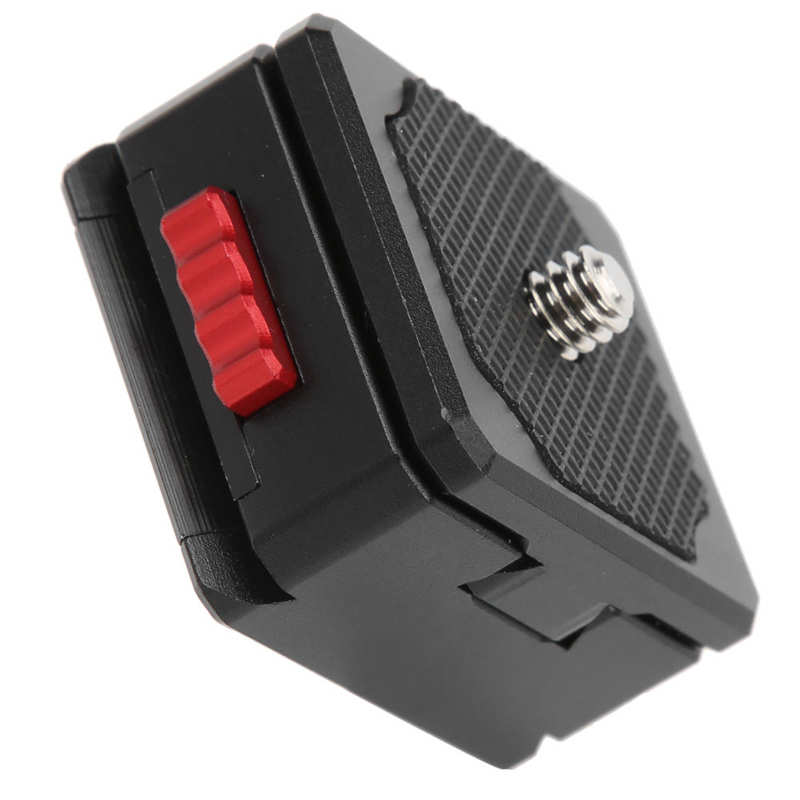 Mini Quick Release Plate Mount Self-Locking Function 1/4inch Screw for V-Mount Battery/Tripod/Slide Rail/Stabilizer Accessories