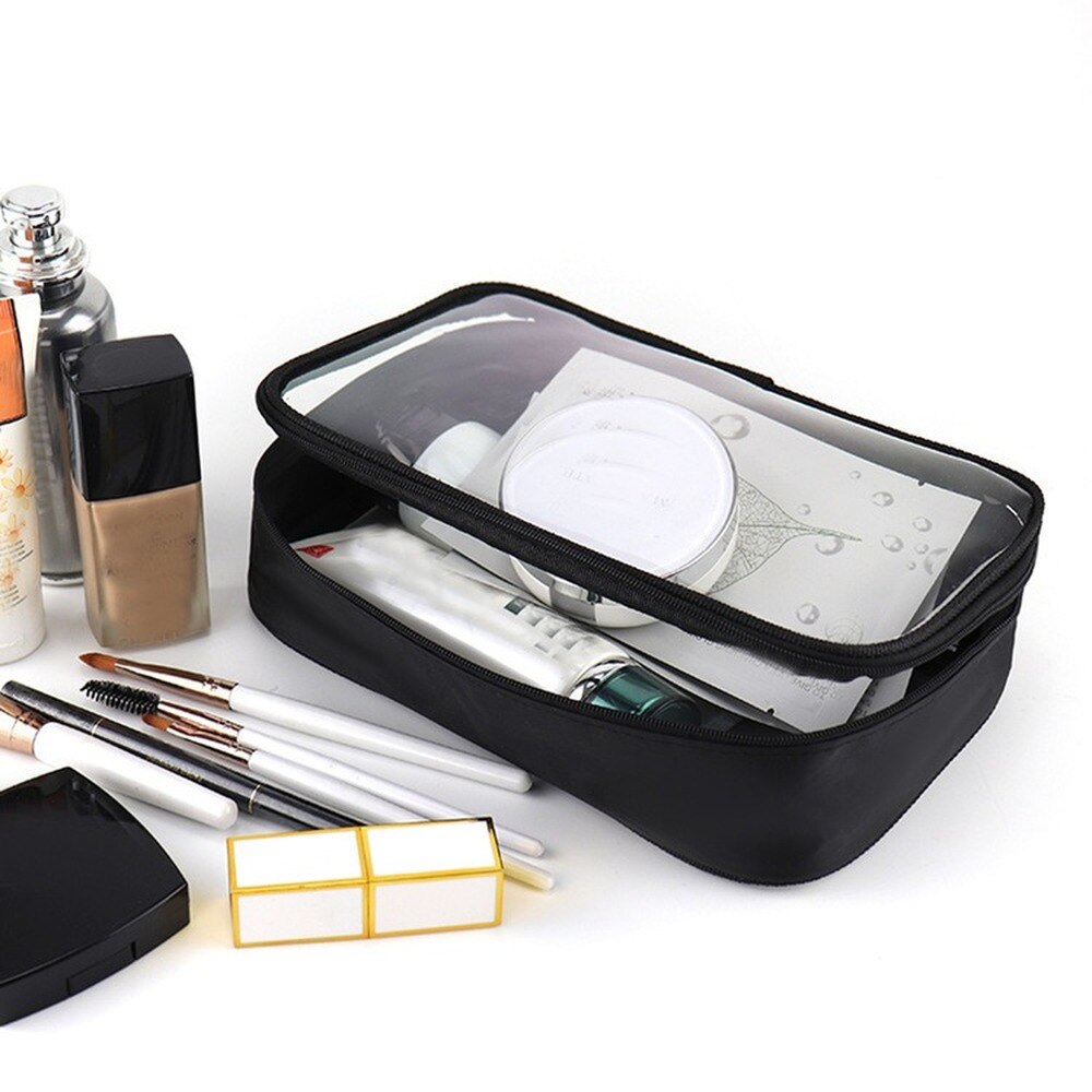 Wasserdicht transparent Kosmetik Tasche Frauen machen-hoch fallen Reise Reißverschluss Klaren machen-hoch Schönheit Waschen Organizer Schlecht Kulturbeutel Bausatz