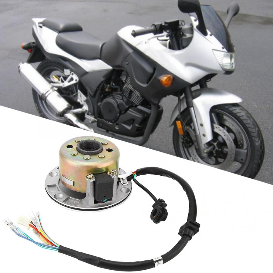 Motor Kits Stator Rotor Magneto Coil Fit for ZongShen 150CC Oil-cooled Engine Aluminum Alloy Stator Rotor Magneto Coil