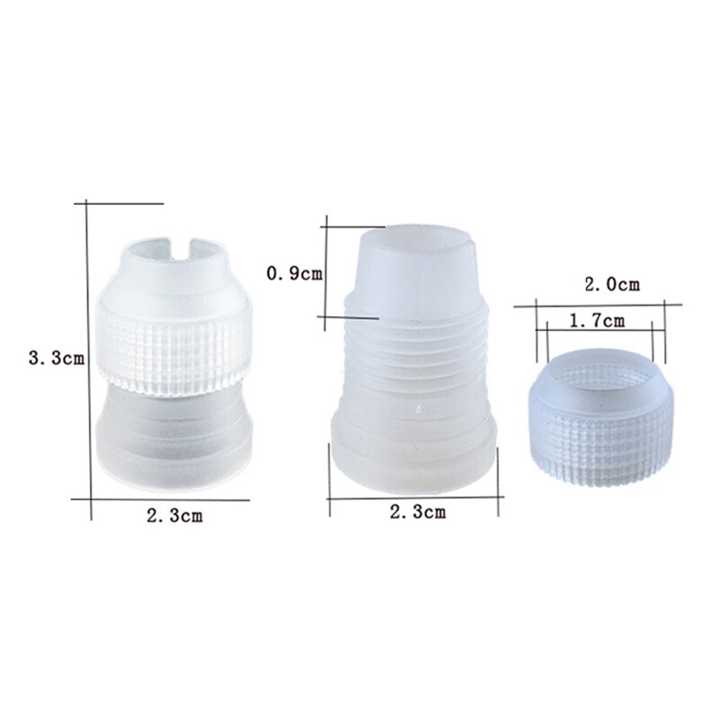 10Pcs Icing Friedliche Düsen Tipps Kuchen Dekorieren Converter Koppler Pastry Tool Home Tipps