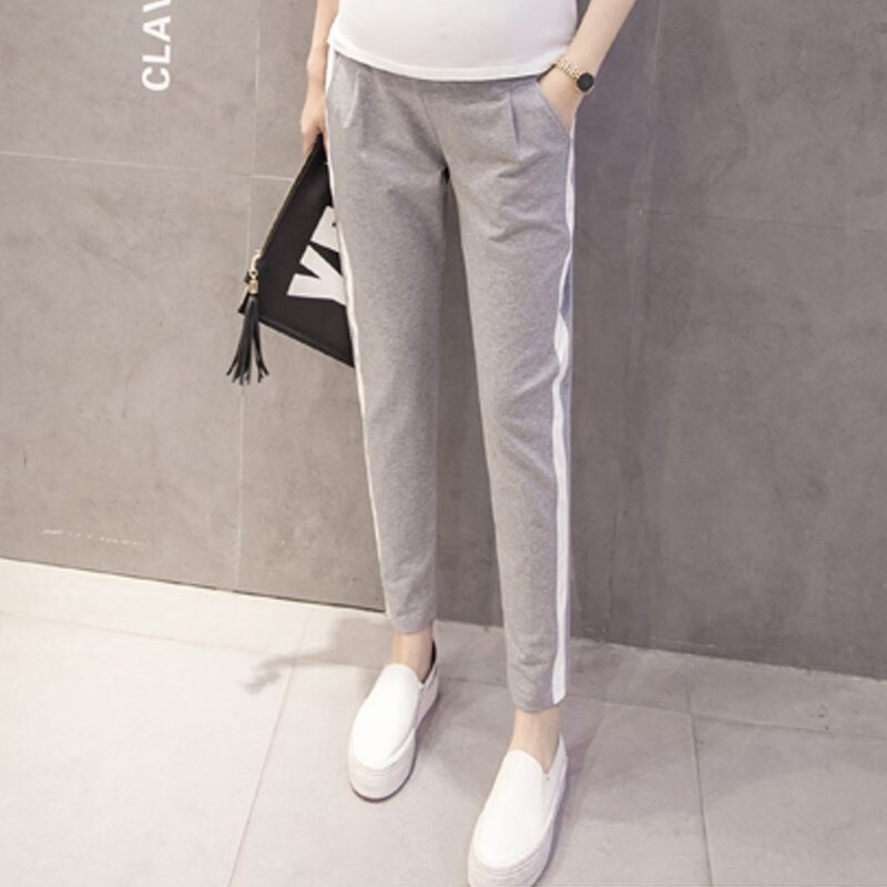 Pants For Pregnant Women Casual Cotton Sport Maternity Trousers Wear Pregnancy Clothes Gravida Autumn Loose Comfortable Clothing