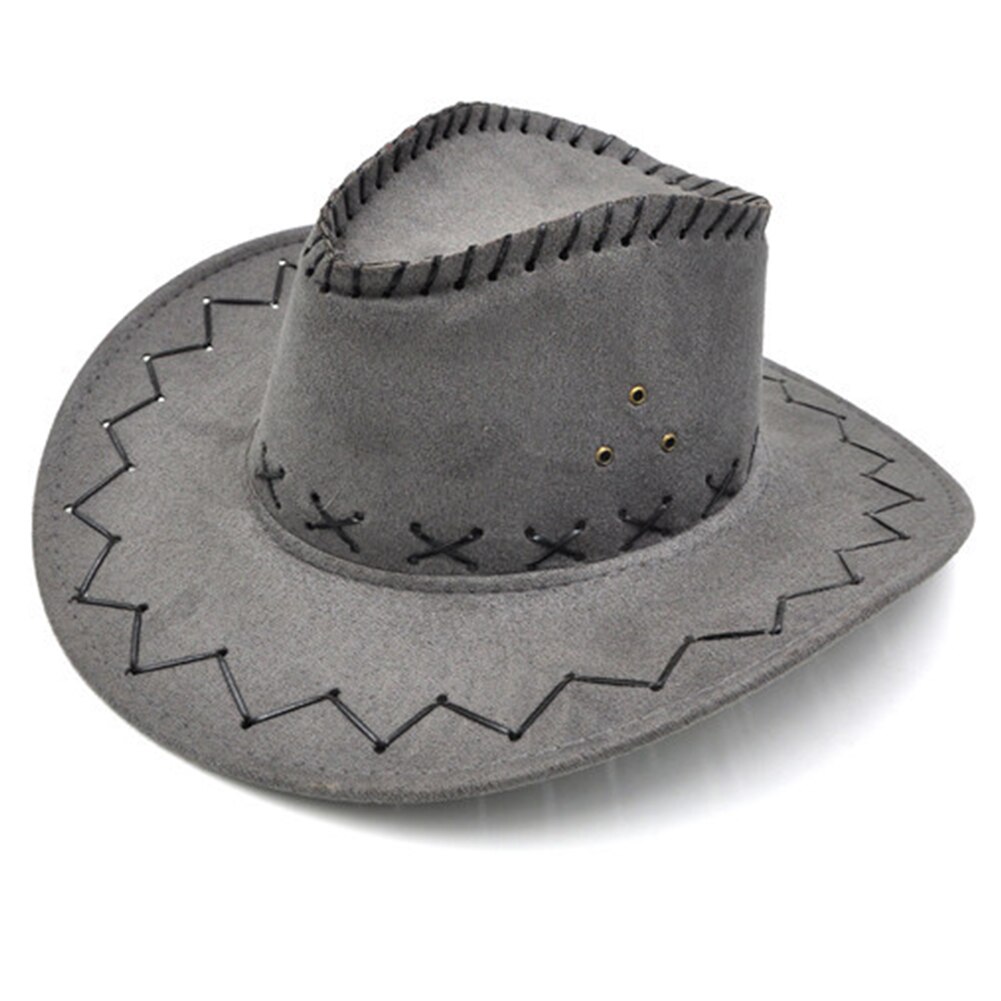 Vintage Cowgirl Casual Prints Jongens Meisjes Retro Zonnescherm Ridder Cap Cowboy Hoed Brede Rand Party Kostuums Verstelbare Halloween