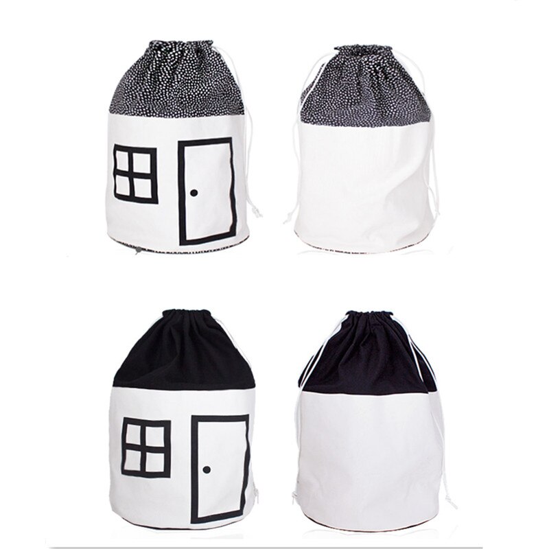 Ins Nordic Leuke Kleine Huis Pasgeboren Baby Slaapkamer Decor Baby Baby Bed Kamer Lakens Bumper Tas Voor Speelgoed Kinderen Decoratie tent