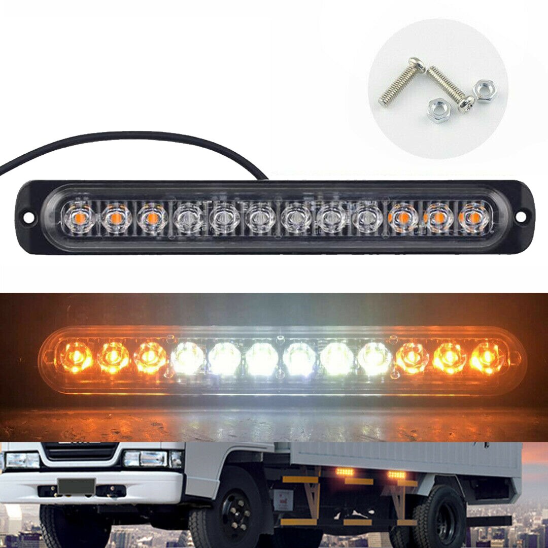 Exterior Strobe Light Wires Vehicle Signal Lamps IP67 Trucks Auto 12V-24V