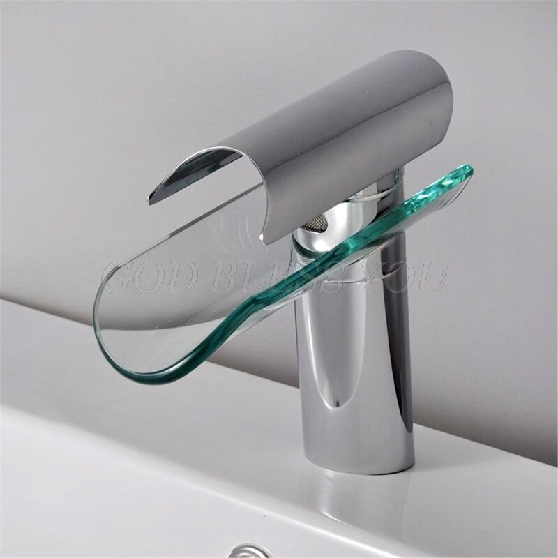Bathroom Sink Faucet Single Lever Basin Faucet Single Lever Waterfall Bathroom Faucet Bathroom Waterfall Faucet