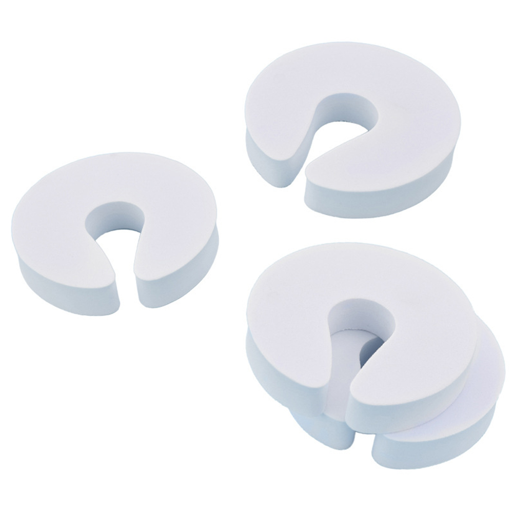 4PCS Soft Reusable C Shaped Door Baby Protector Safety Finger Guards For Cabinet Drawer Door Care Child Finger Protector #20