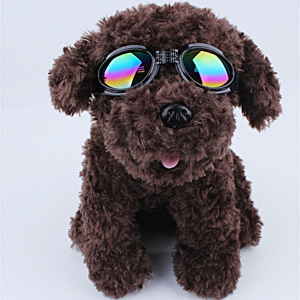 Hond Verstelbare UV Zonnebril Zwart Eye-wear Kostuum Opvouwbare Zon-slip Goggles Gromming Product 'S Props Accessoires