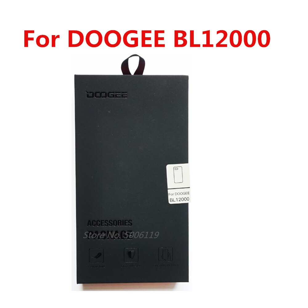 Doogee bl12.000 capas de couro 2 em 1 original alta qualidade capa dobrável pu com película protetora de tela de vidro temperado: Default Title