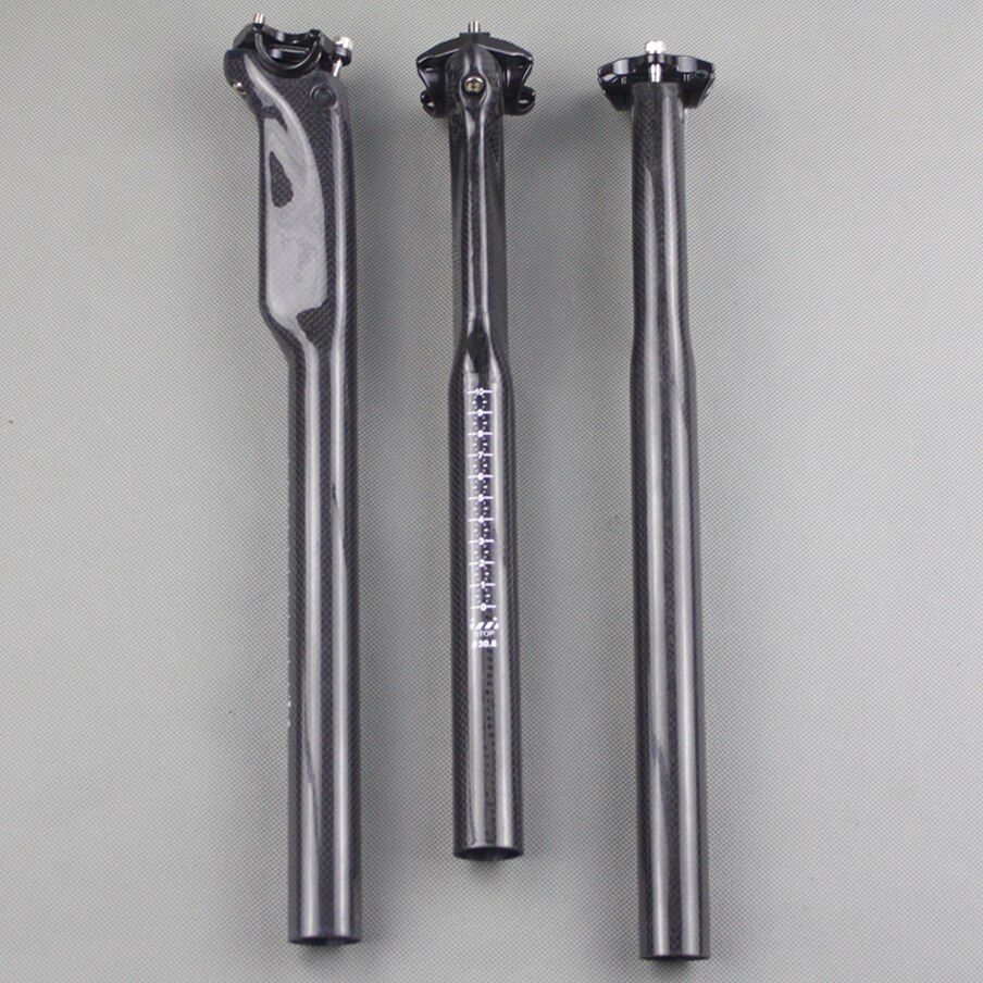 Geen logo carbon zadelpen 27.2 race mtb geen logo fiets zadelpennen zadelbuis brekende wind zadelpen 27.2/30.8/31.6 3k glans/mat