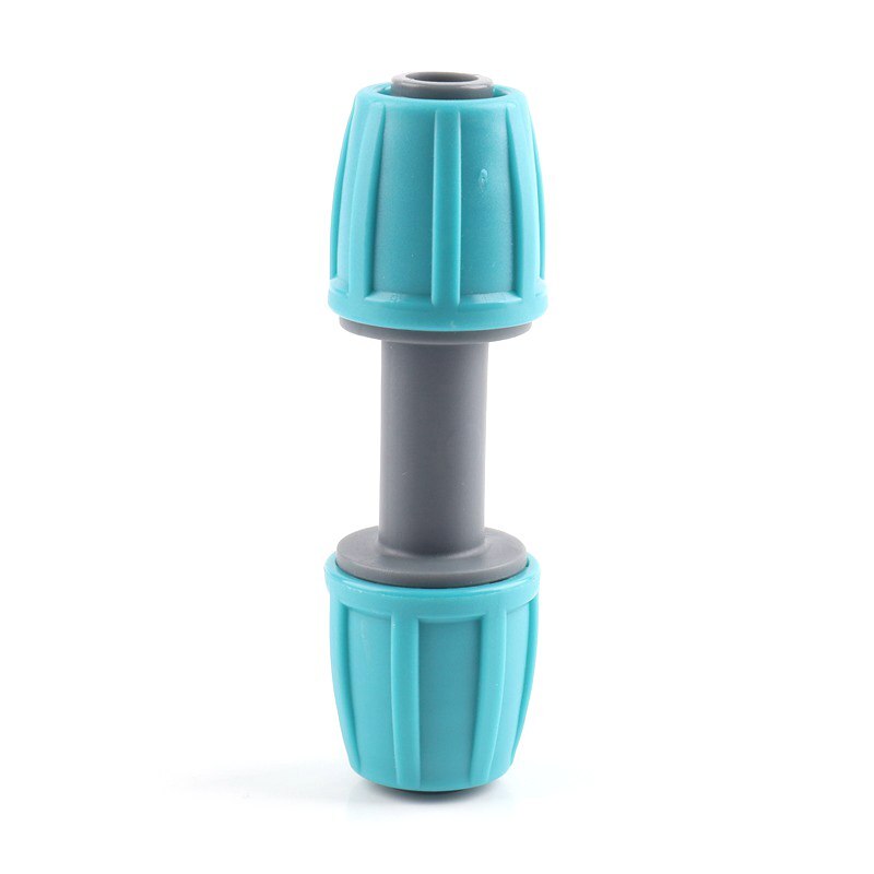 2pcs 16mm LDPE Pipe Fittings Garden Water Connectors Hose Lock Nut Joints Micro Irrigation System Kits Tube Fittings