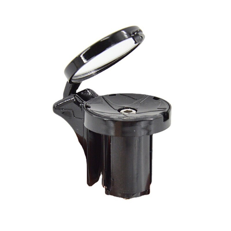 Cycling Rearview Mirror Side Safe Cycling Mirrors Rotatable Bar End Bike Bicycle Mirror Handlebar Plug Rear View