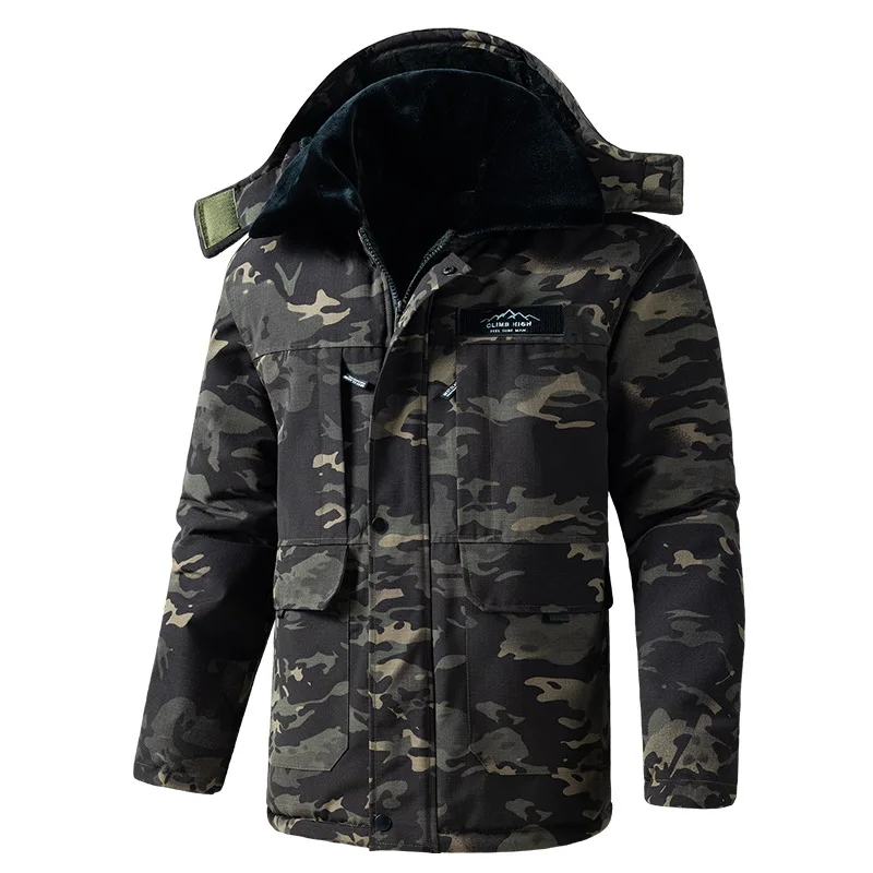 Vêtements de travail en polaire épaisse pour hommes, coupe-vent, imperméable, , en coton, ensemble gilet, combinaison de Protection du travail, automne et hiver