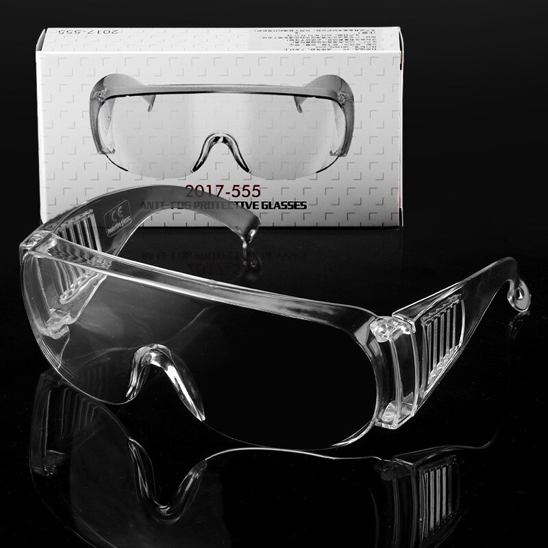 Adult Transparent Protective Googles Eye Shield Lab Anti Splash Anti Dust Glasses Anti-oil Splash Anti-slobber Anti-Fog Googles