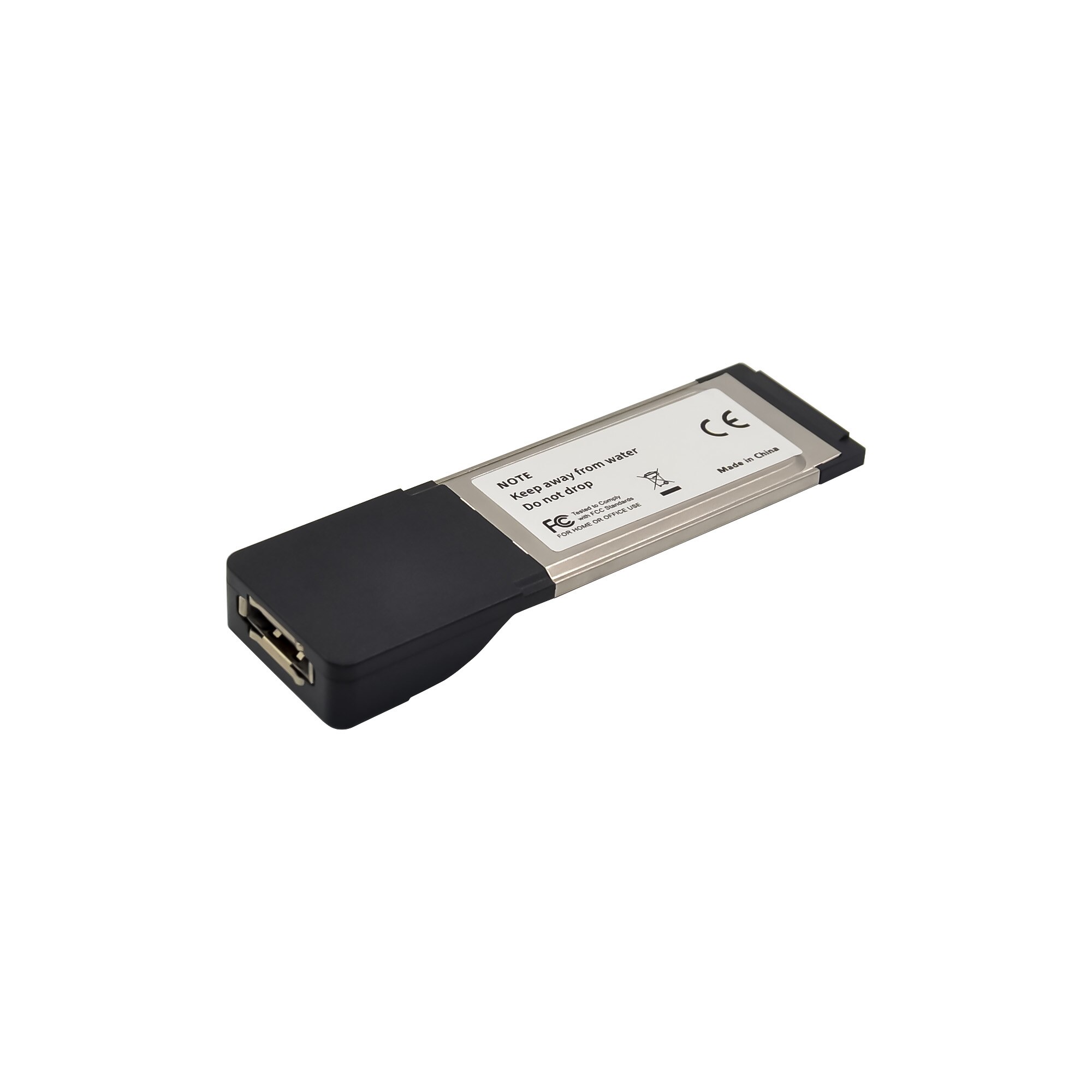 Express Card ExpressCard 34mm to usb2.0+eSata Hard Disk SSD Adapter e SATA sil3531 Chipset