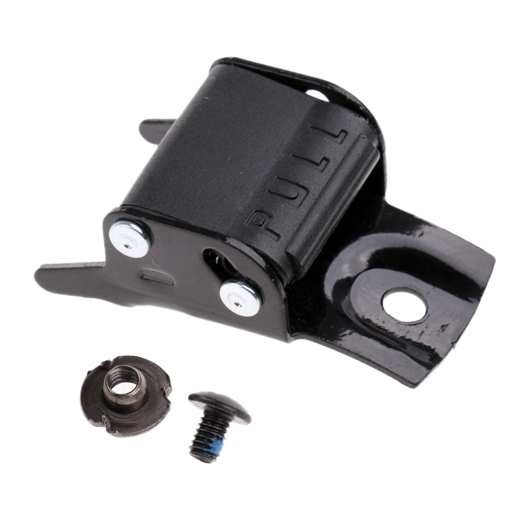Black Metal Roller Skate Gesp Vervanging Clip Met Schroef En Moer Reparatie Kit Voor Quad Roller/Inline Skates