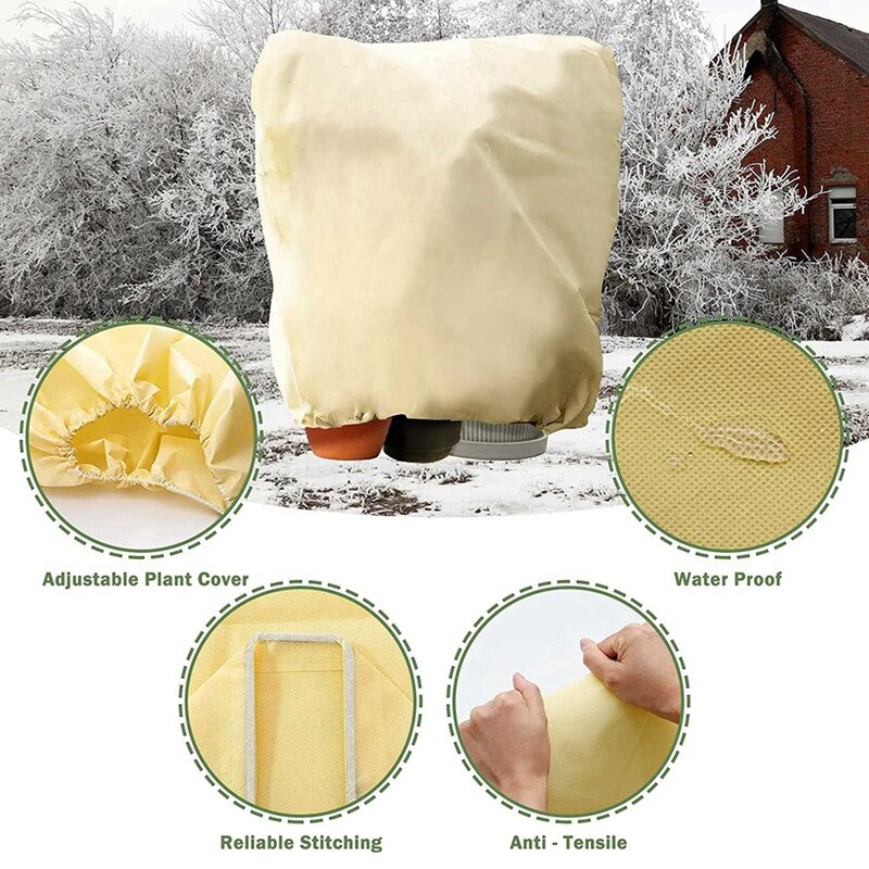 2 Stuks Plant Overwintering Sluier, Olijfboom Overwintering Sluier, Boom Overwintering Sluier, Citroen Tomaat Beschermhoes, overwintering Cover
