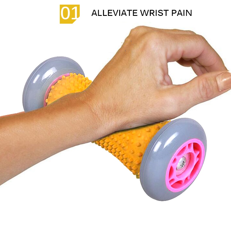 Yoga massager rulle træning colume rollor fitness dyb væv massage øvelse pilates bodybuilding fod foam roller fitness