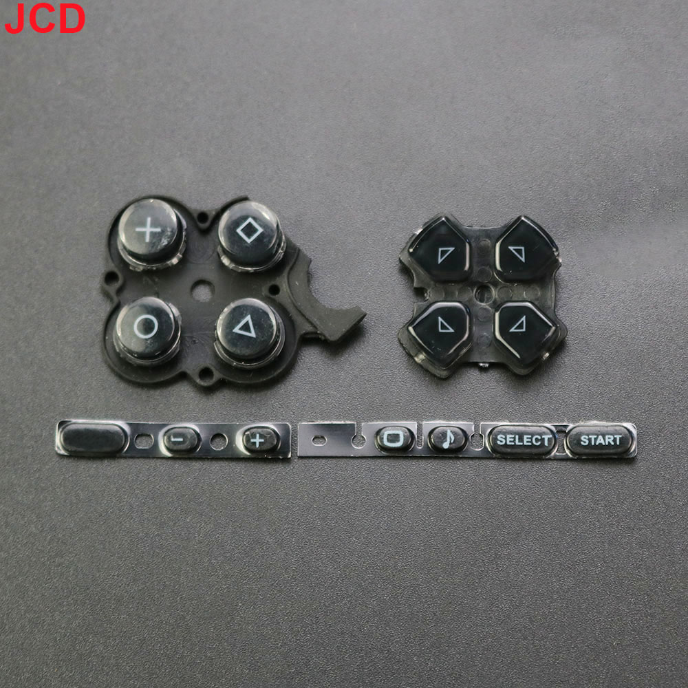 JCD 1 Juego para consola de juegos PSP 3000, Kit de botones izquierdo y derecho de repuesto, tecla de botones de inicio seleccionados para pieza de reparación PSP3000