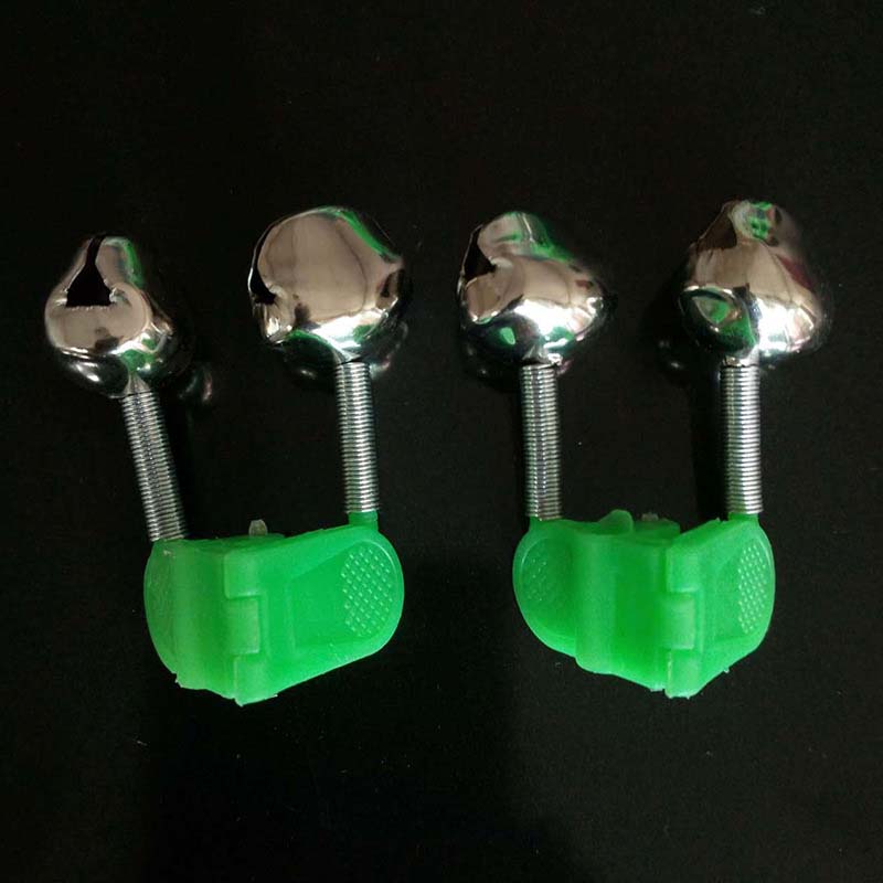 Poetryyi zeevisserij praktische visbel draaiveer dubbele bel alarm vistuig visaccessoires 30