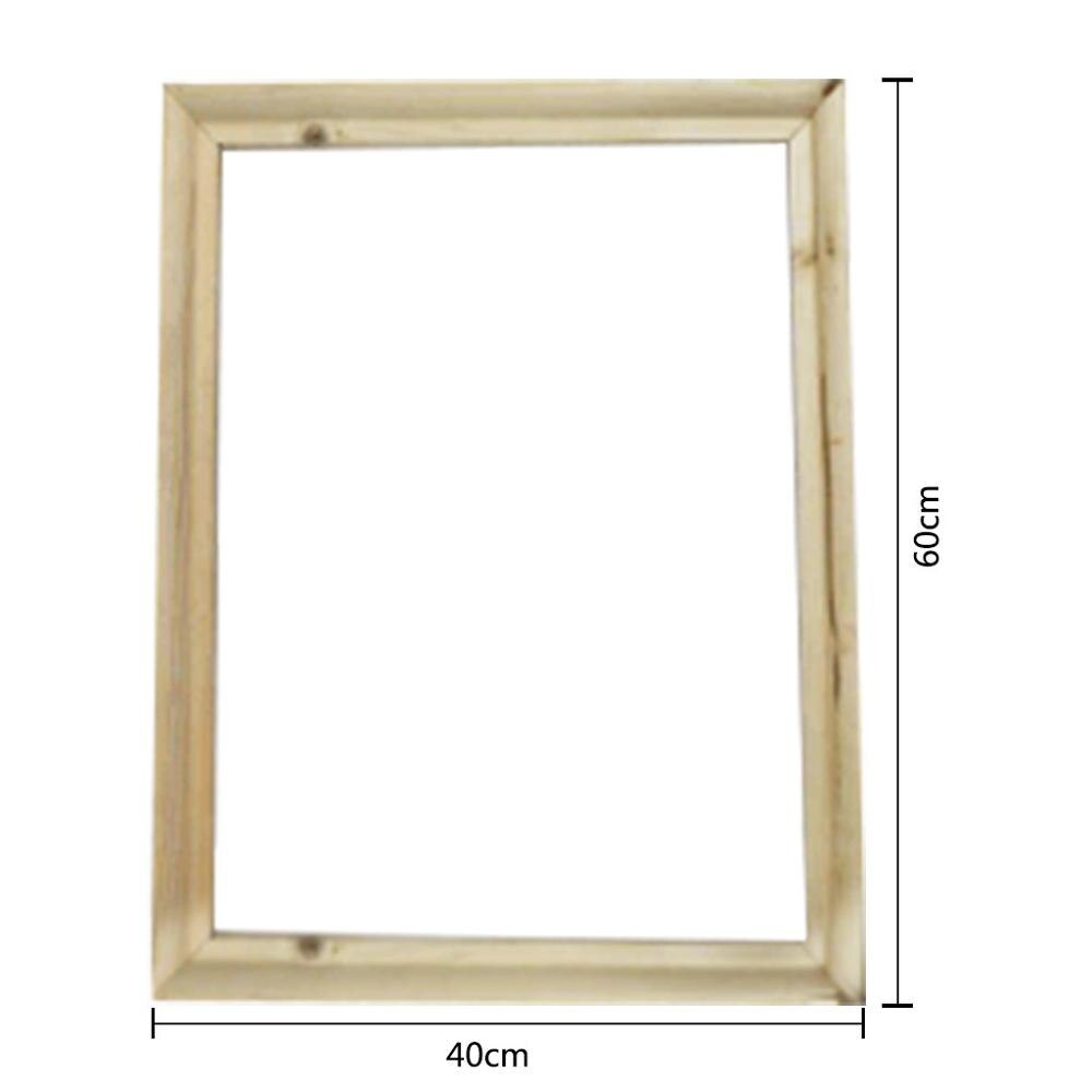 Natural Wood Frame For Canvas Oil Painting Factory Provide DIY Frame Wall Photo Inner Picture Frame marcos de fotos de pared 5FM: N