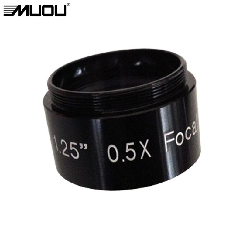 MUOU, telescopio de 1,25 "0.5x Reductor Focal, ocular multicapa para fotografía y observación