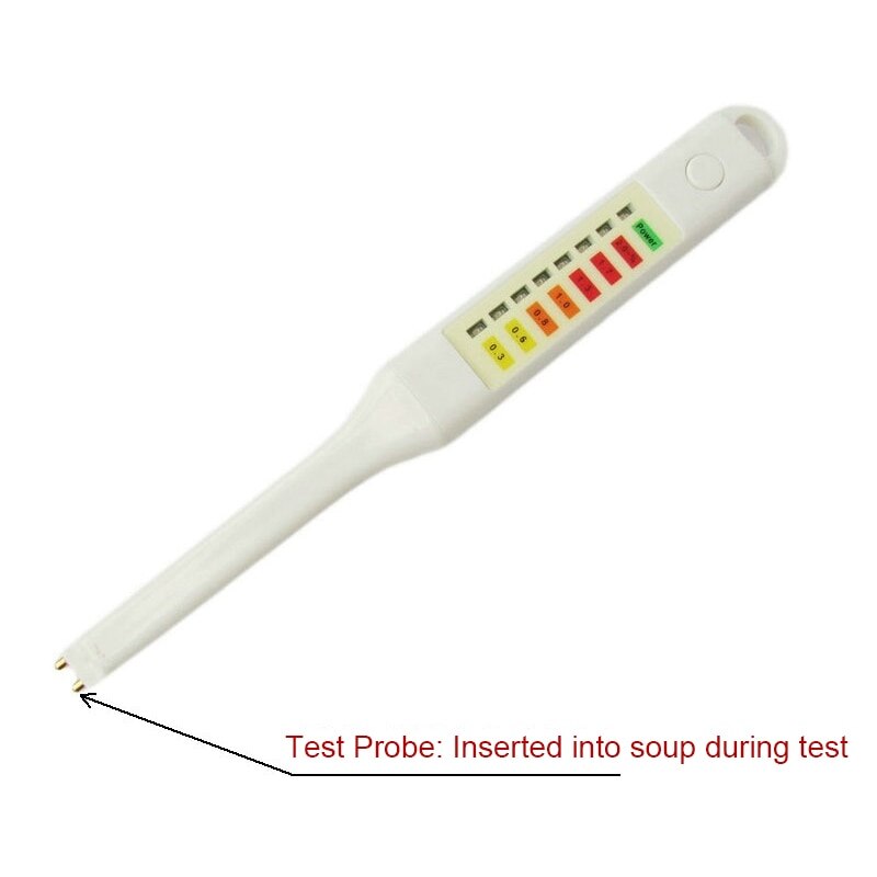 Household Salinity Tester Electronic Salt Tester Salinity Meter Salt Concentration Detector Special Saltiness Meter for Kitchen